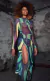 Vestido Echo Azul y Verde - Rica