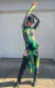 Vestido Echo Azul y Verde - Rica