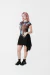 Falda Silky Negra