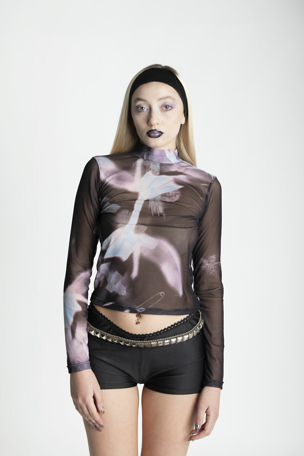 Polera Lilium Azul thumbnail 3