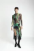 Vestido Echo Azul y Verde - comprar online
