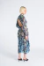 Image of Vestido Empapelado Gris