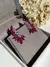 Brinco Ear Cuff Safira Rosa na internet