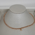 Colar Choker Cristal Doce de Leite e Pingente Letra na internet