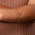 Bracelete 2 lados fio e ponto de luz