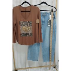 REMERA LOVE SIMPLE - tienda online