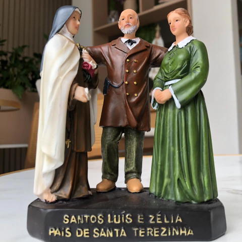 Sao Luis e Santa Zelia com Santa Terezinha