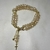 Pulseira Terço cristal doce de leite