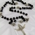 Terço Preto importado Santuário de Fátima - comprar online