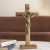 Crucifixo São Bento Madeira com Base - comprar online