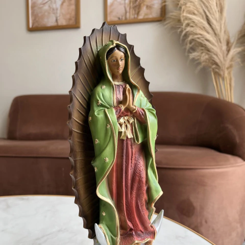 Nossa Senhora de Guadalupe 30 cm resina