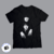 Remera Paul y John negra