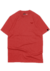 Camiseta Oversized Logo Bordado - Vermelho