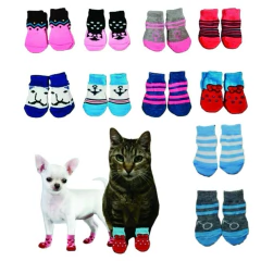 Medias Calcetines Para Mascotas Perros Gatos Antideslizantes - tienda online