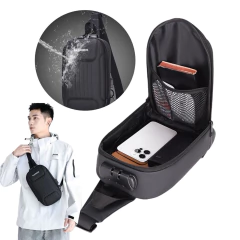 Bandolera Antirrobo Morral Cruzada Bolso Usb Candado Luvina