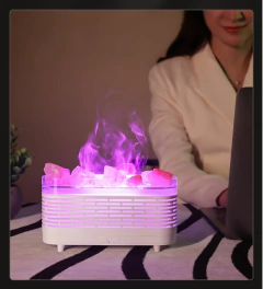 Humidificador Ultrasónico De Llama Usb Piedras Hogar Aroma - tienda online