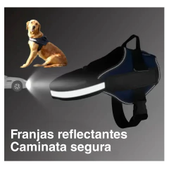 Arnés Pretal Para Perros Reforzada Pechera Luvina Chaleco - M&Q REGALOS