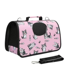 Bolso Transportadora Gatos Traslado Paseo Rígida Mediana - comprar online