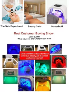 Cabina Led Corporal Mascara 7 Colores Terapia Facial Belleza - M&Q REGALOS