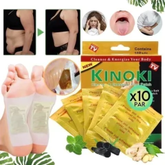 Parches Desintoxicante Kinoki Herbal Alivia Relaja X10unidad