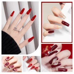 Esmaltes Semipermanentes X1 Tonos Rojos Gel Polish 10ml Uñas - tienda online