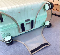 Funda Cubre Valija Transparente De 24 Pulgadas Con Velcro - comprar online