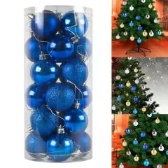 Pack De 24u Esferas Bolitas De Árbol De Navidad Para Colgar en internet