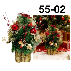 Arbolito Decorado Centro De Mesa Navidad 33cm Luvina Adorno en internet