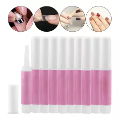 Pegamento X10 Nail Glue P/uñas Postizas Tips Strass Gotero