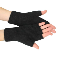 Guantes Medio Dedo Guantes Cortos Hombre Mujer Unisex Frio - M&Q REGALOS