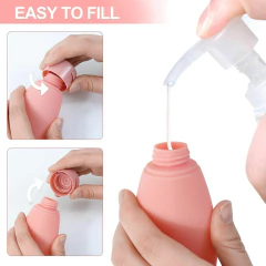 Juego De X3 Potes Botellas Frascos Para Viaje Contenedores - tienda online