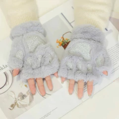 Guantes Huella Glitter Garra Infantil Para Chicos Manito - M&Q REGALOS