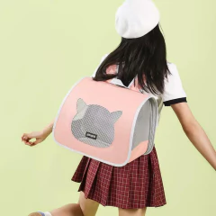 Mochila Transportadora Bolso Porta Mascotas Viajera Gatos - M&Q REGALOS