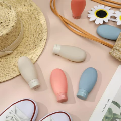 Imagen de Juego De X3 Potes Botellas Frascos Para Viaje Contenedores