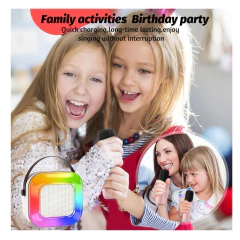 Combo Parlante + Micrófono Bluetooth Sonido Stereo Musica - tienda online