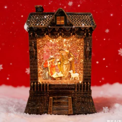 Decoración Navideña Luz Sonido Luvina Usb A Pilas Adorno - M&Q REGALOS