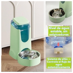 X1 Bebedero 4 L Dispenser Automático Para Mascotas Luvina - M&Q REGALOS
