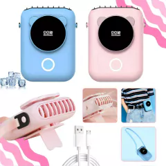 Ventilador Portátil Eléctrico Con Correa Usb Recargable - comprar online