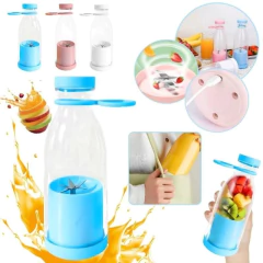 Botella Licuadora De 420ml Juguera Portátil Recargable Usb
