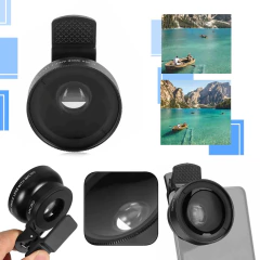 Lentes X2 Ojo De Pez Y Macro Celular Accesorio Imágenes - comprar online