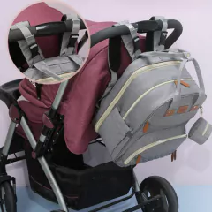 Mochila Maternal Multifuncional + Cambiador Cuna Impermeable