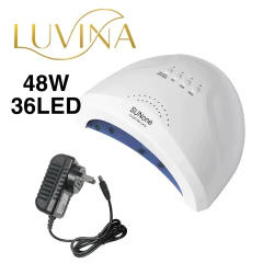 Cabina Uv/led 48w 30 Leds Uñas Semi Gel Timer Sensor Luvina en internet