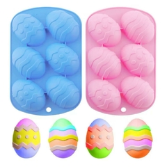 Imagen de Molde De Silicona X6 Huevo Pascua Jabón Repostería Horno
