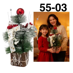 Arbolito Decorado Centro De Mesa Navidad 33cm Luvina Adorno - M&Q REGALOS