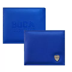 Billetera De Cuero Fútbol Boca Juniors Ideal Regalo - tienda online