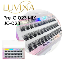 Pestañas Postizas Autoadhesivas Diy Cluster Ramillete Luvina - M&Q REGALOS