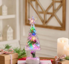 Imagen de Arbolito 23,5cm Con Luz Decoración De Navidad Luvina A Pilas