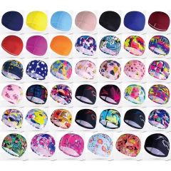 X3 Gorro De Baño De Tela Con Estampados Para Natación Unisex - comprar online