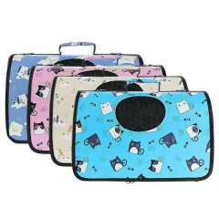 Bolso Transportadora Gatos Traslado Paseo Rígida Mediana
