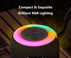 Parlante Inalámbrico Portátil Bluetooth Luces Rgb Usb Sonido - tienda online